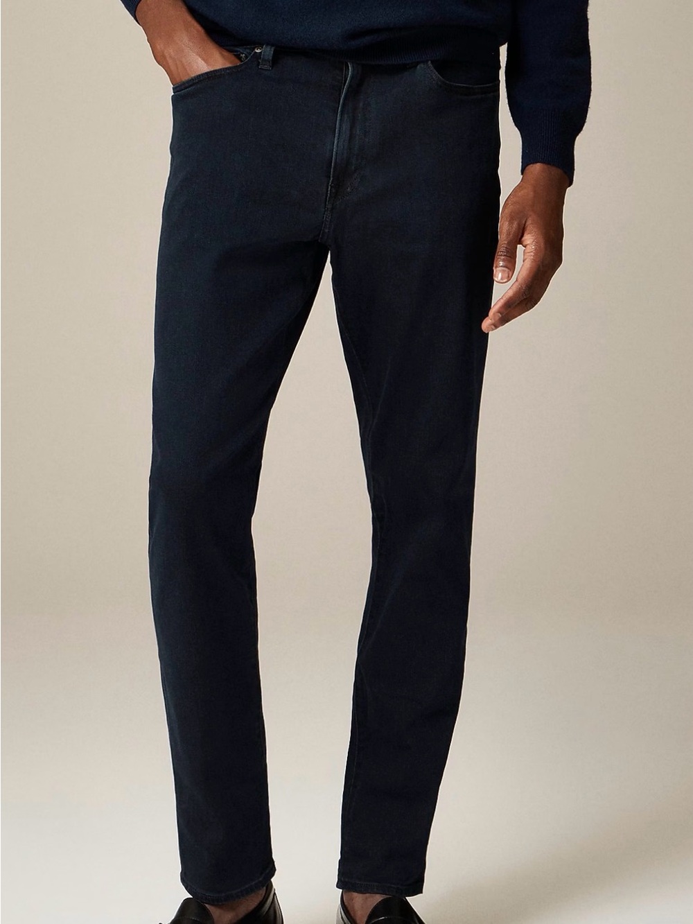 J.Crew 1040 Men's Black Dark Wash Stretch Denim Jeans
Tailored W33 L32 NWT